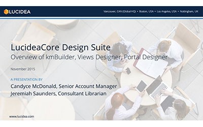 The Power to Perfect: LucideaCore DesignSuite for SydneyEnterprise