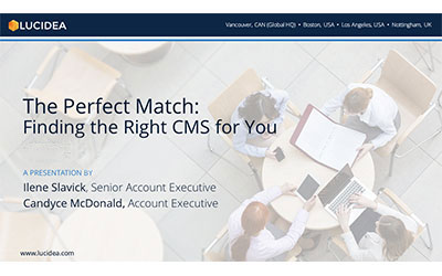 The Perfect Match: Finding the Right CMS for You