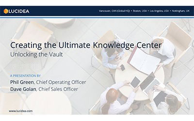 Creating the Ultimate Knowledge Center
