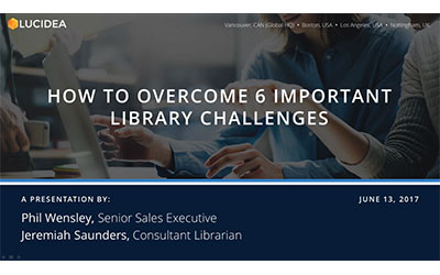 How To Overcome 6 Important Library Challenges