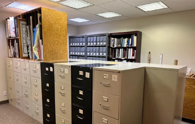 ArchivEra and Lehi success story - inside the archives filing cabinets image