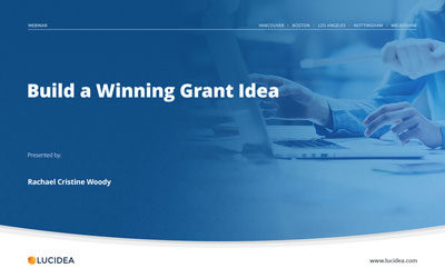 Build a Winning Grant Idea