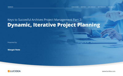 Dynamic, Iterative Project Planning