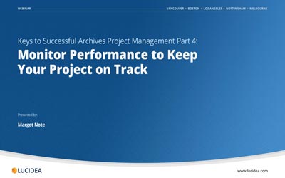 Monitor Performance to Keep Your Project on Track