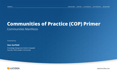 Communities of Practice (COP) Primer