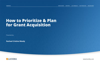 Prioritize and Plan for Museum Grant Acquisition
