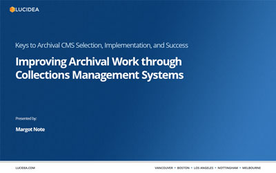 Improving Archival Work through Collections Management Systems