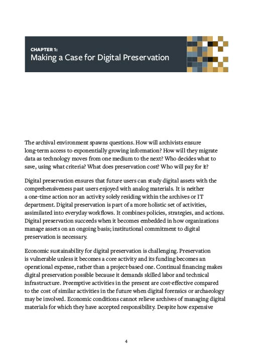Digital Preservation Without Tears - Chapter 1