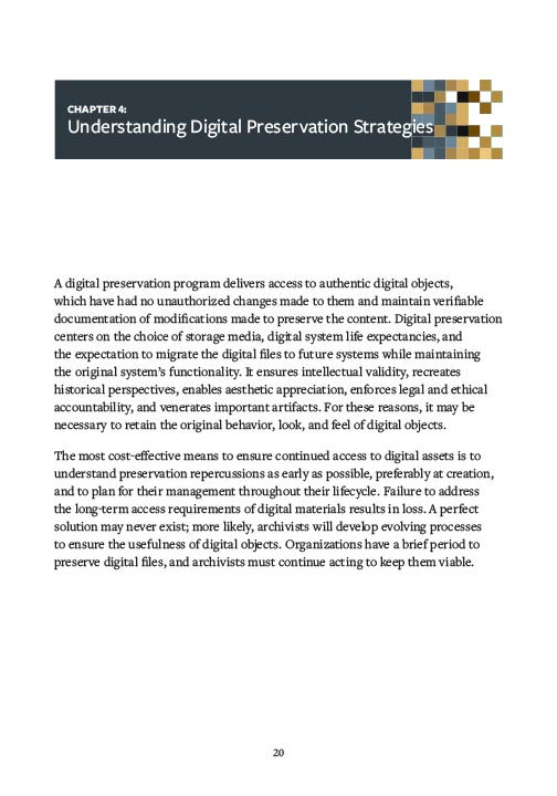 Digital Preservation Without Tears - Chapter 4