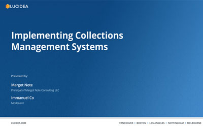 Implementing Collections Management Systems