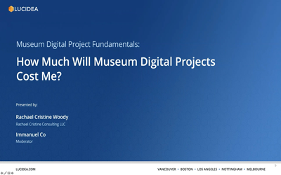 How Much Will Museum Digital Projects Cost Me?