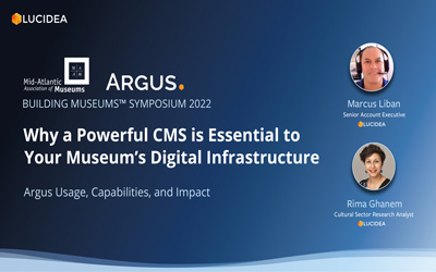 Tech session MAAM 2022 | Why a Powerful CMS is Essential to Your Museum’s Digital Infrastructure