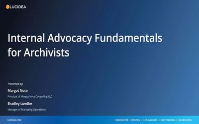 Archivist’s Guide to Internal Advocacy
