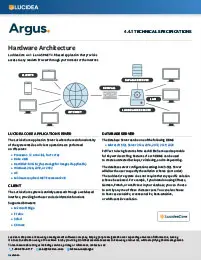 Download image for the Argus Technical Specifications sheet