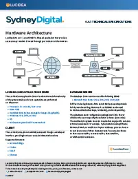 SydneyDigital Tech Specs sheet image