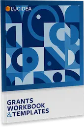 cover for the Grants Workbook & Templates ebook