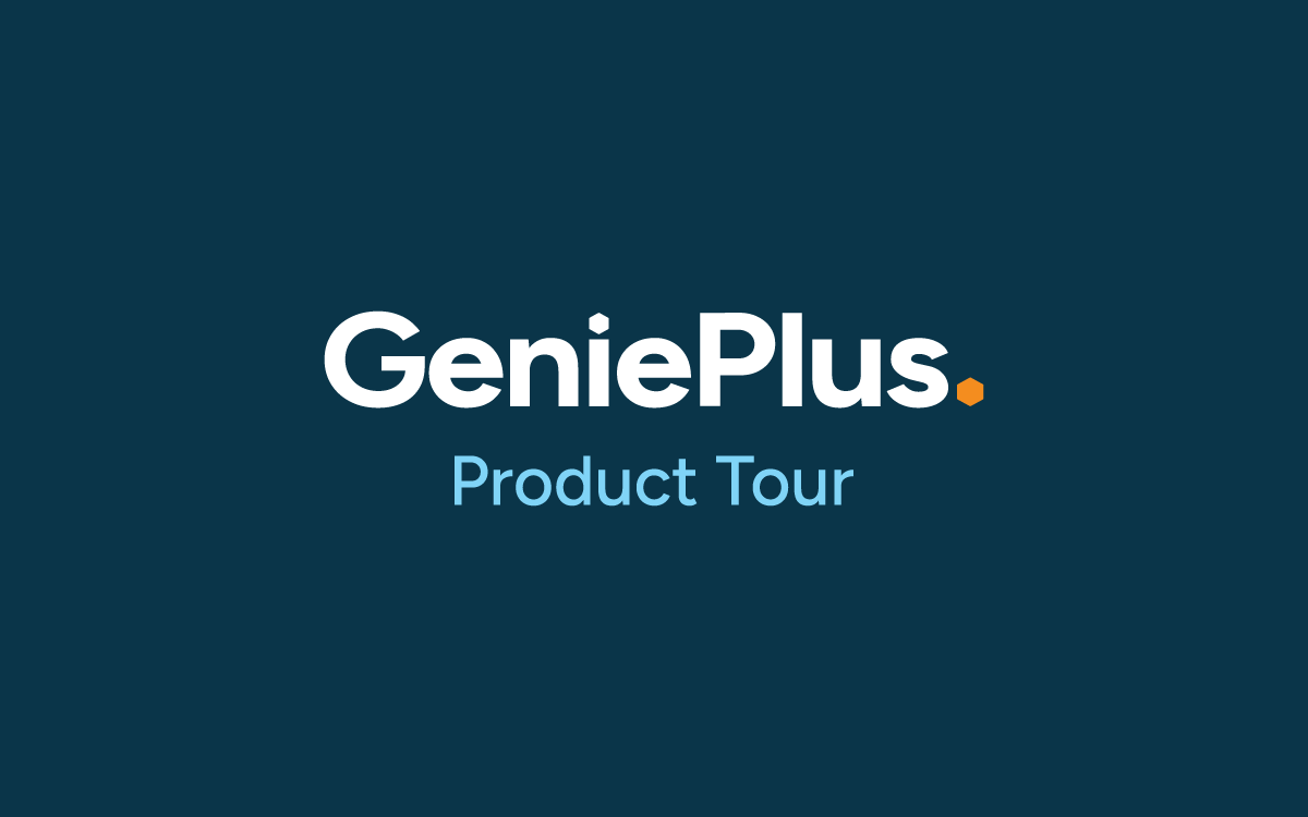 Thumbnail for the GeniePlus Product Tour video