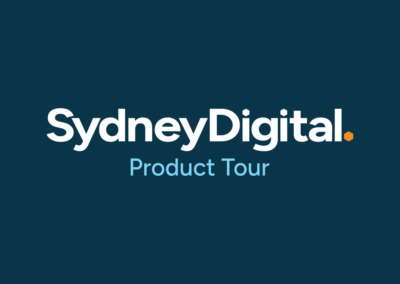 SydneyDigital Product Tour