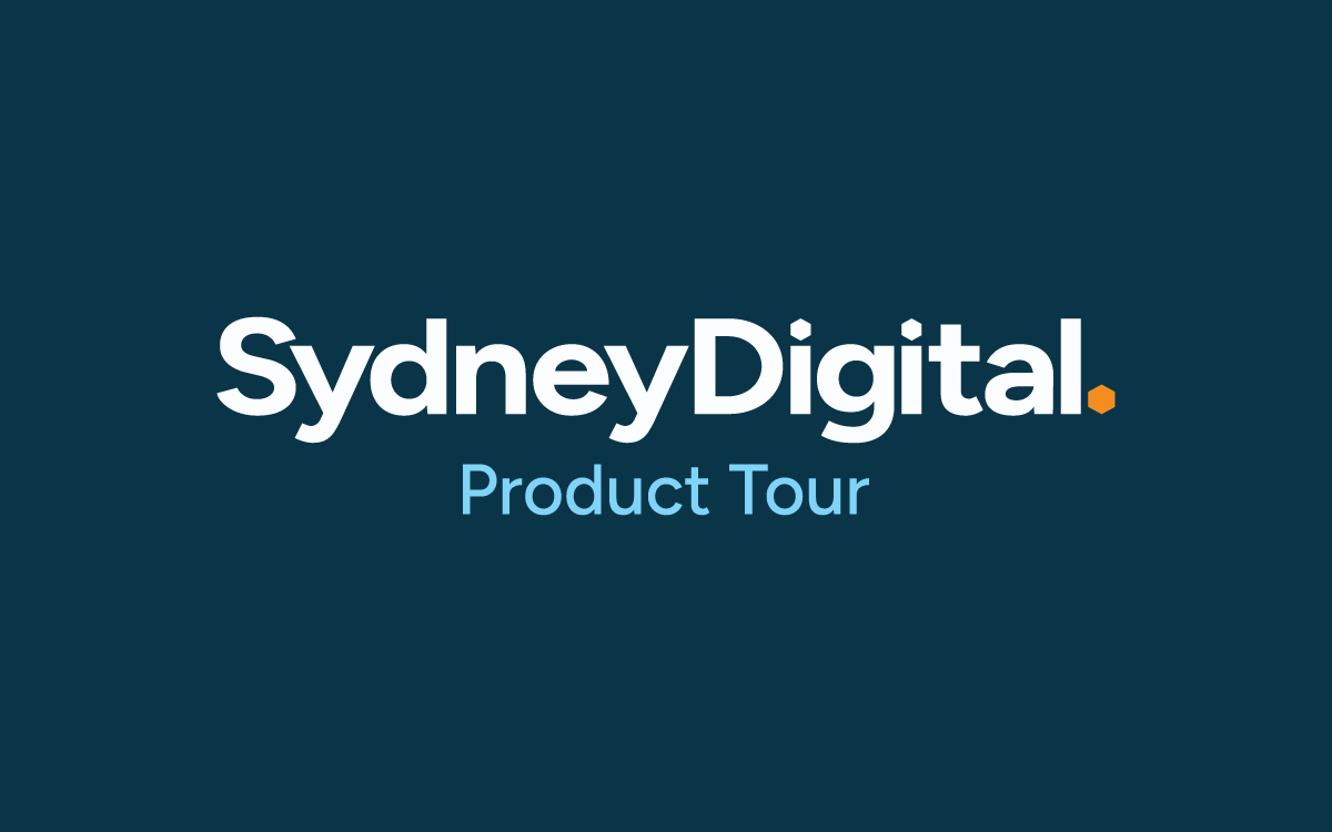 Thumbnail for the SydneyDigital Product Tour video