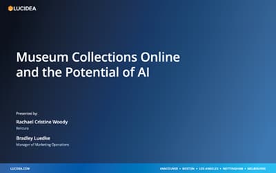 Museum Collections Online and the Potential of AI