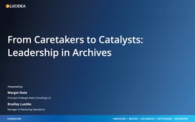 From Caretakers to Catalysts: Leadership in Archives