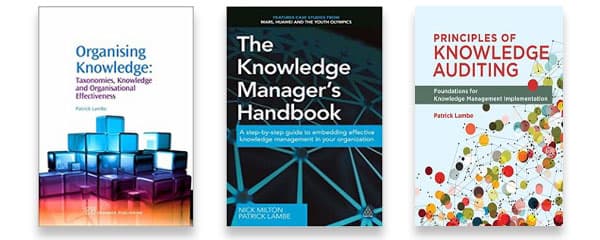 Books by knowledge management leader Patrick Lambe.