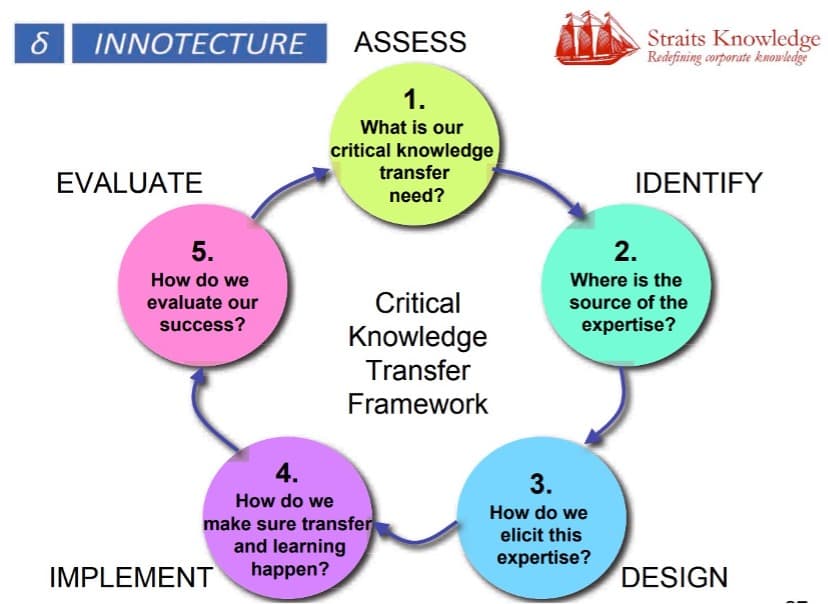 Knowledge Transfer diagram by Patrick Lambe.