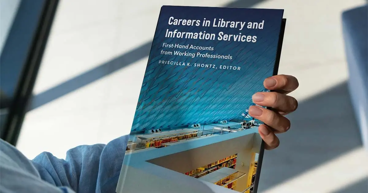 Book cover for Careers in Library and Information Services, which includes a section on special librarian careers.