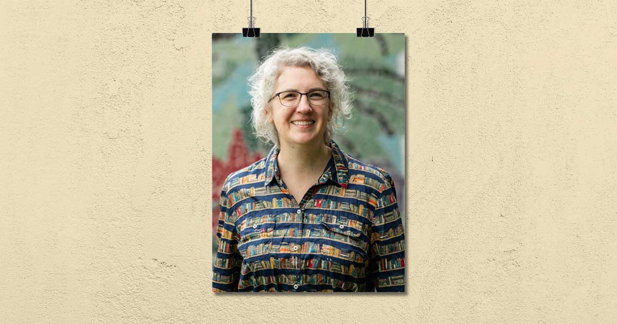 Ms. Emily Woodward, current President of the Association of Independent School Librarians (AISL)