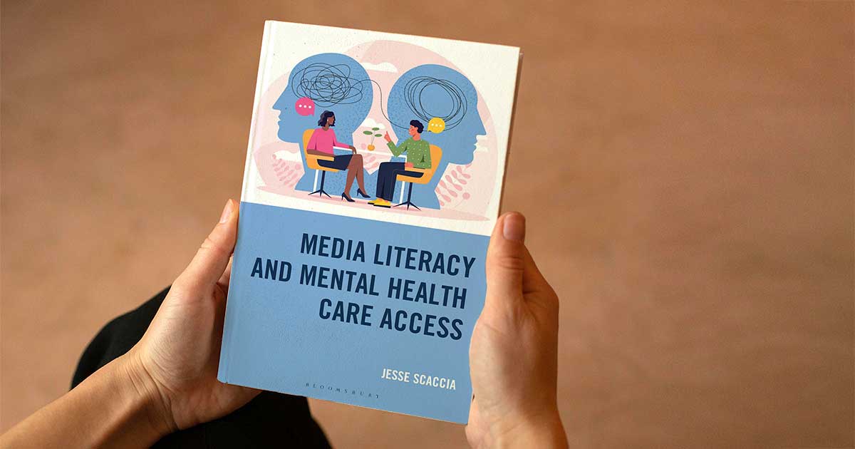 The cover of Media Literacy and Mental Health Care Access by Jesse Scaccia