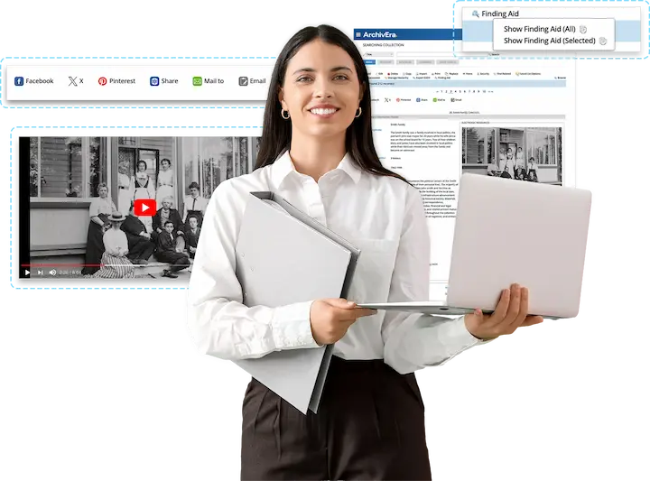 The Request Management dashboard in the SydneyDigital portal model on a laptop