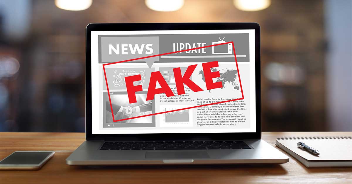 A news website with a red 